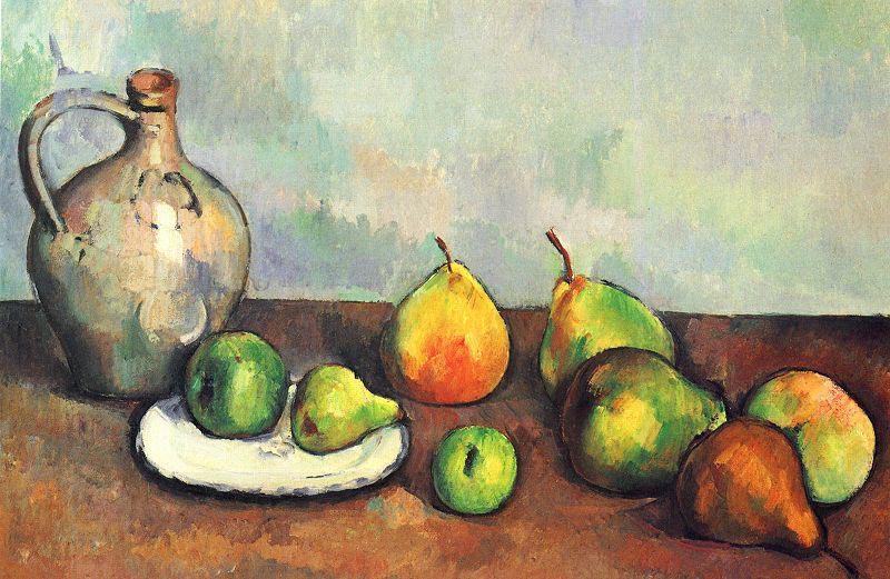 Paul Cezanne Stilleben, Krug und Fruchte China oil painting art